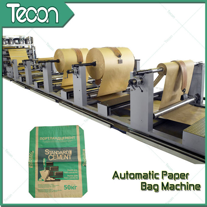 Healthy Heat Iron & Ceramic Cement Paper Bag manufacturing Machine 30 Meters Length